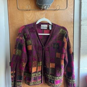 Colorful Patchwork Women's Sweater